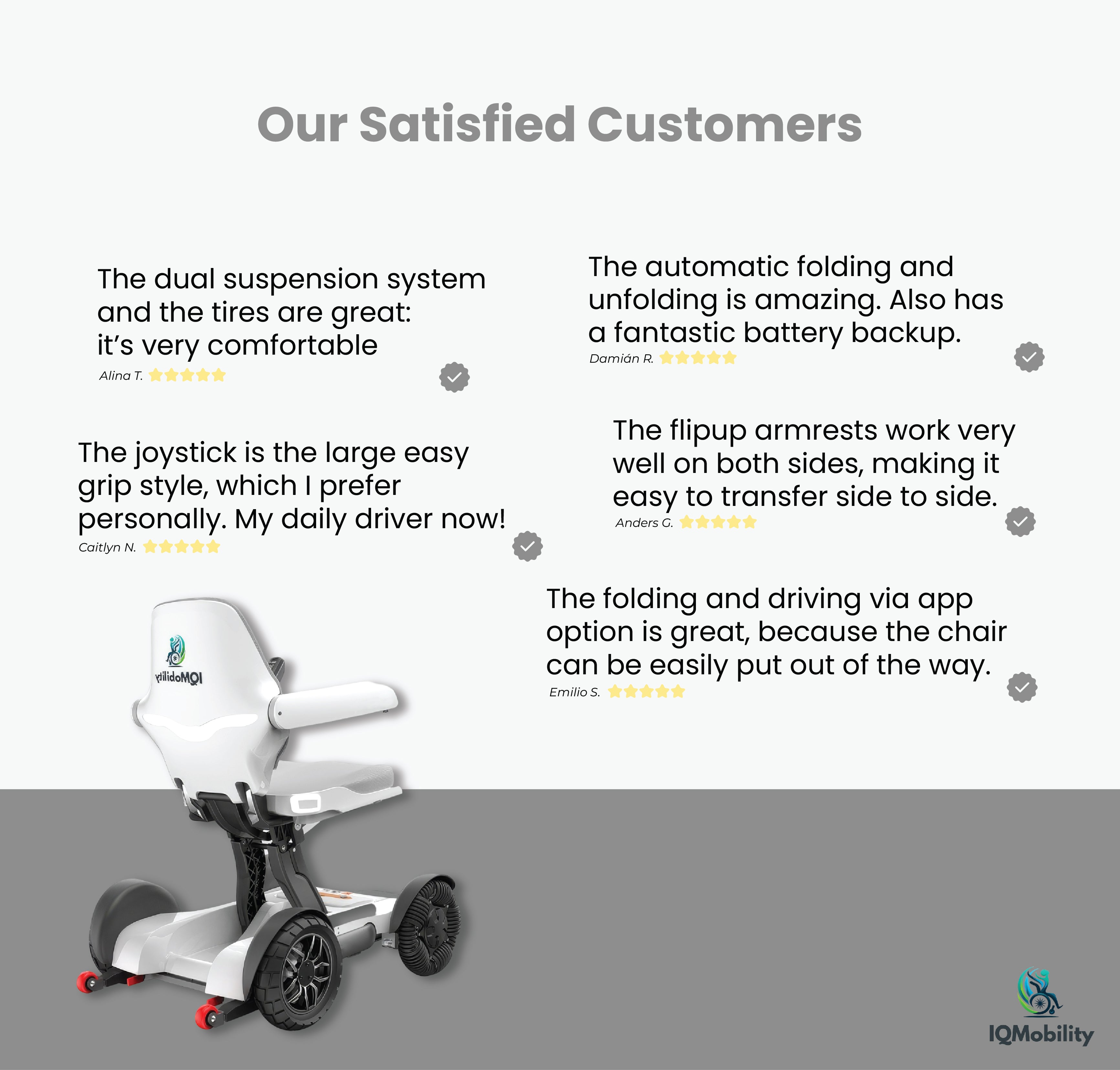 IQMobility™ ProMove: Premier Smart Wheelchair